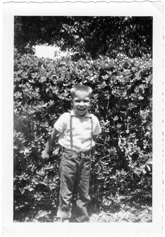 Untitled-1.jpg - Me - probably 1955ish.  I'm not sure where this is.  It could be at Grandma Liesch's house on Lake St. (Bakersfield).